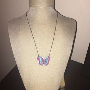 Sparkle butterfly necklace